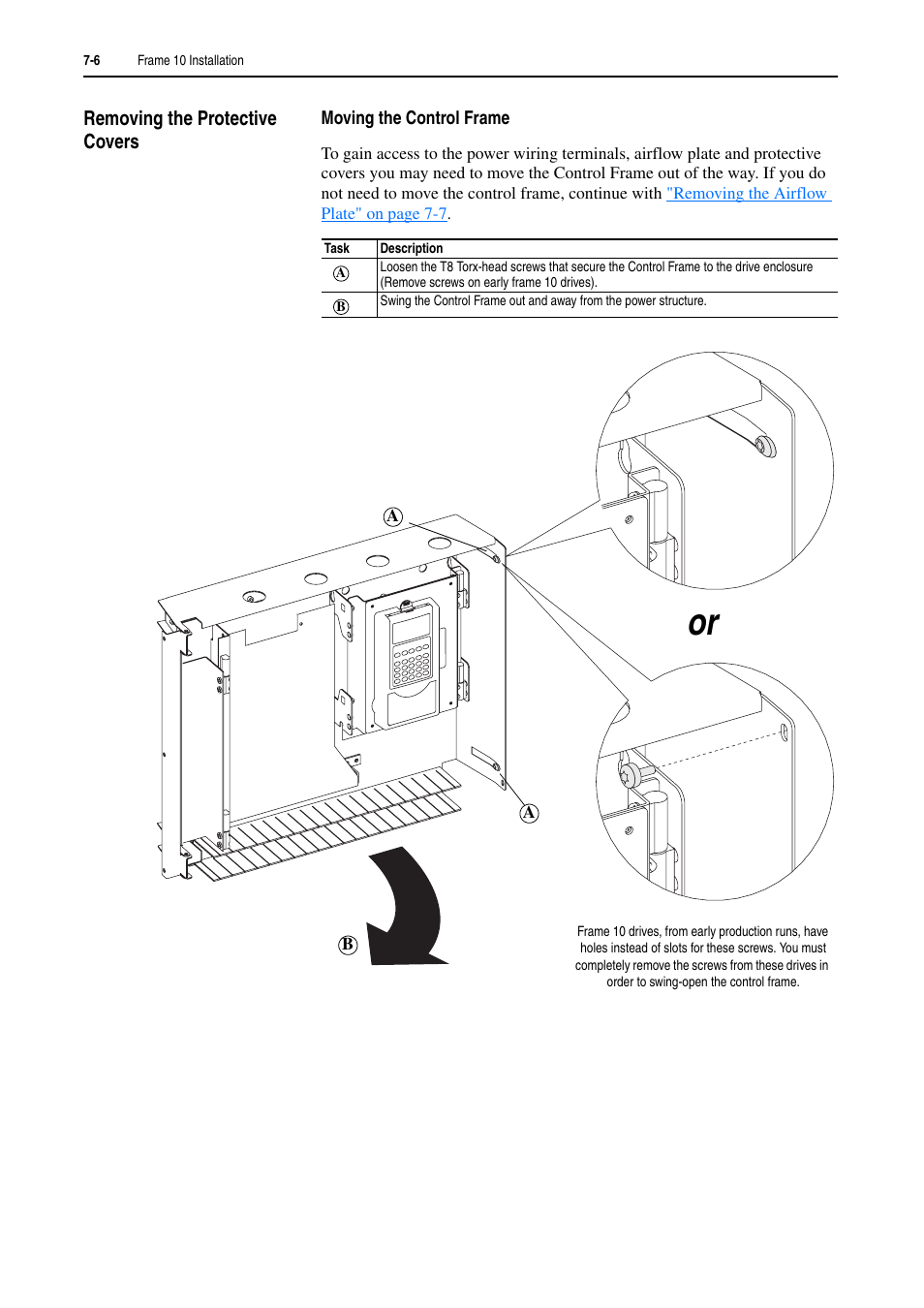 Removing the protective covers, Removing the protective covers -6 | Rockwell Automation 20D PowerFlex 700H and 700S Frame 9-14 Drives Installation - A4 Size User Manual | Page 90 / 242