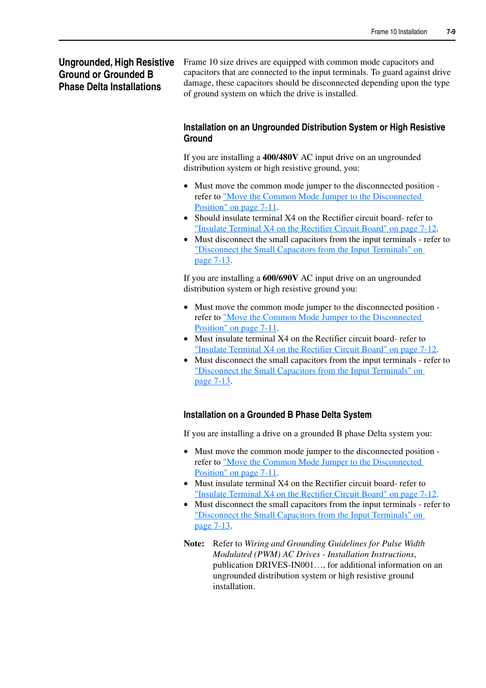 Rockwell Automation 20D PowerFlex 700H and 700S Frame 9-14 Drives Installation - A4 Size User Manual | Page 93 / 242