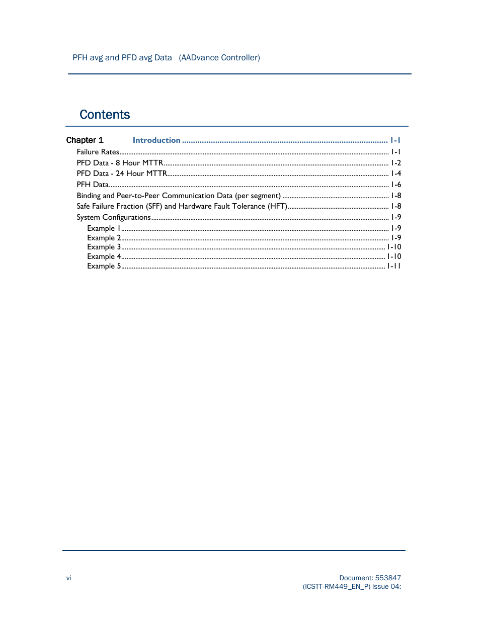 Rockwell Automation AADvance Controller PFH avg and PFD avg Data User Manual | Page 6 / 17
