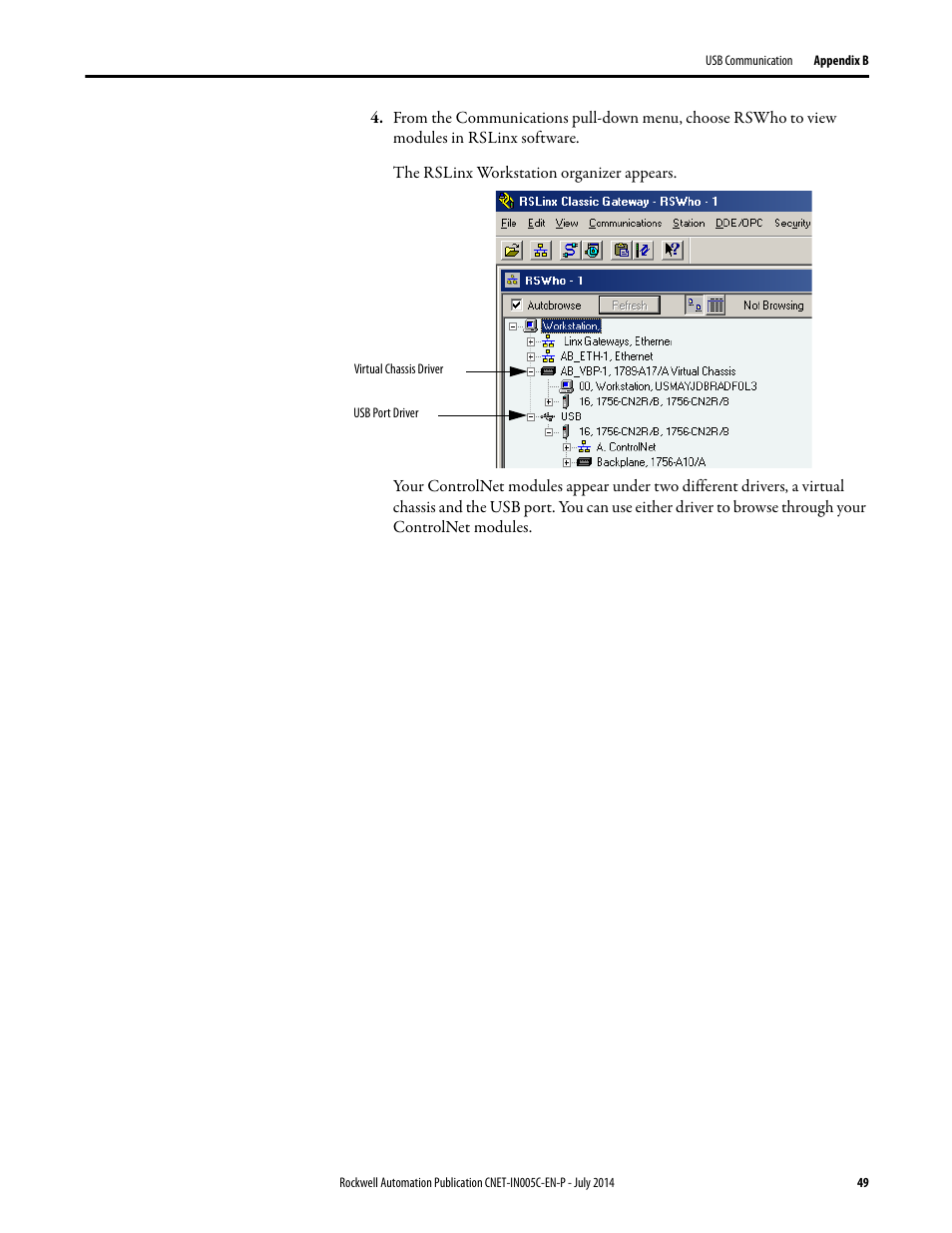 Rockwell Automation 1768-CNxxx ControlNet Communication Modules User Manual | Page 49 / 58