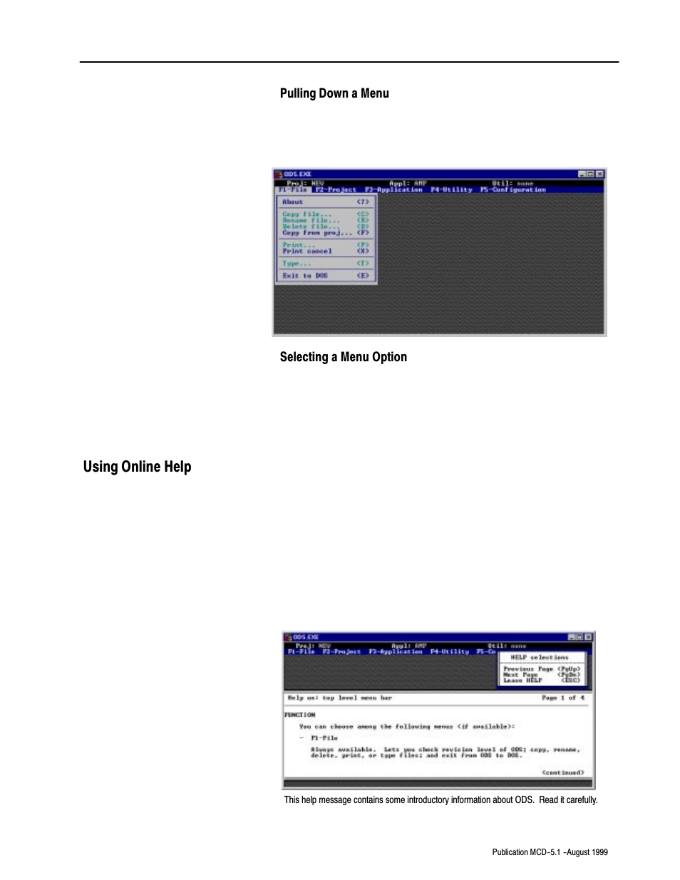 Using online help | Rockwell Automation 8520-OM Offline Development System Software User Manual | Page 28 / 100