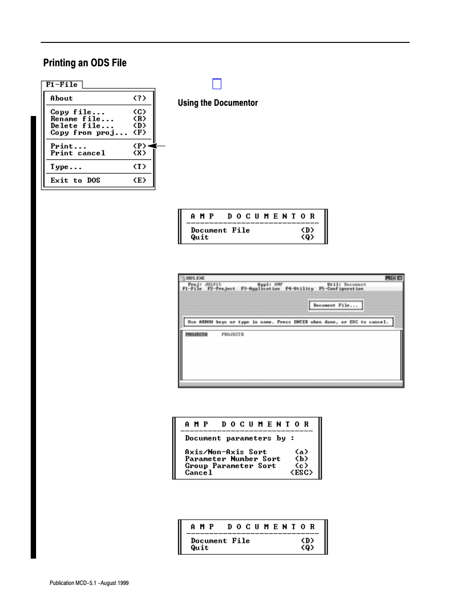 Printing an ods file | Rockwell Automation 8520-OM Offline Development System Software User Manual | Page 71 / 100