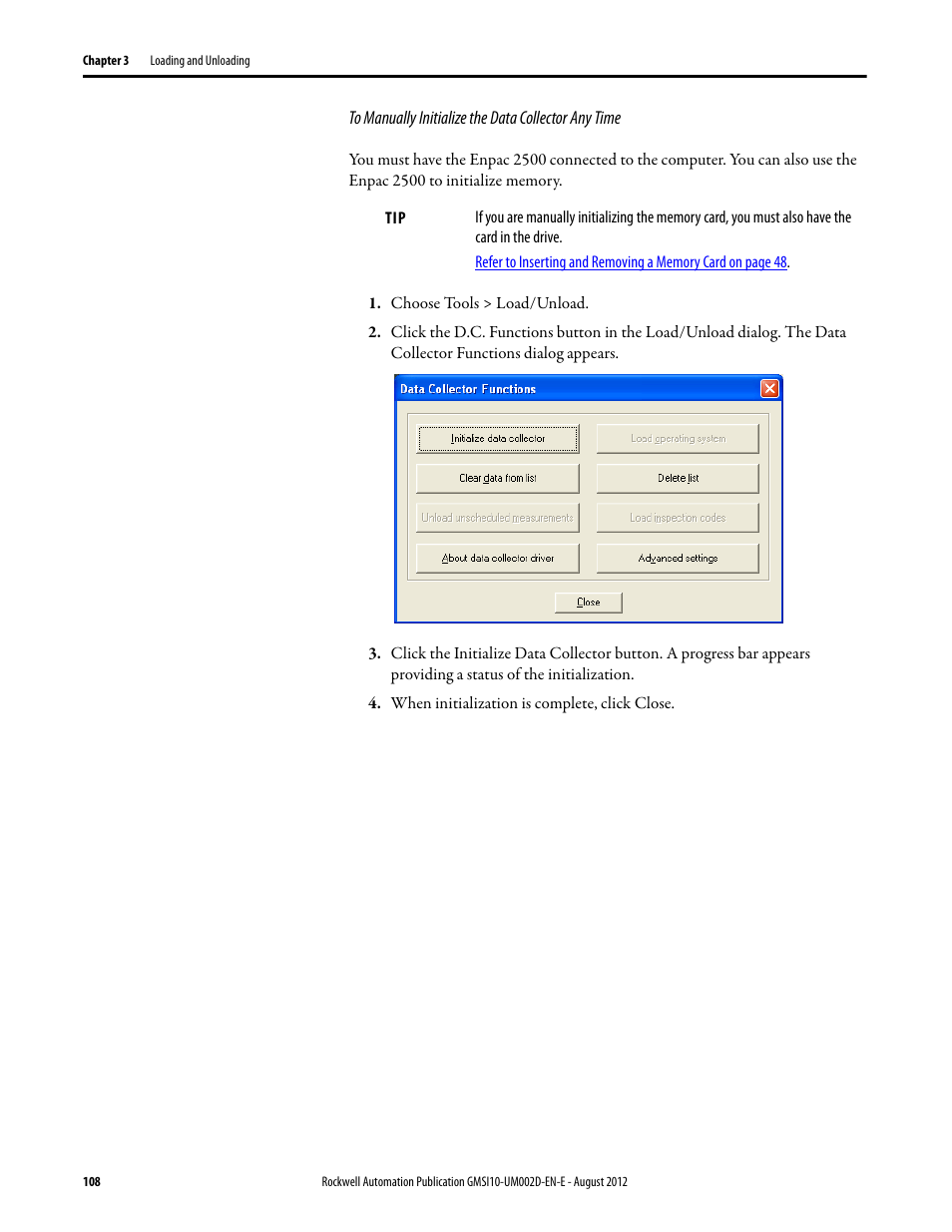 Rockwell Automation 1441-PEN25-Z Enpac 2500 Data Collector User Manual | Page 108 / 332