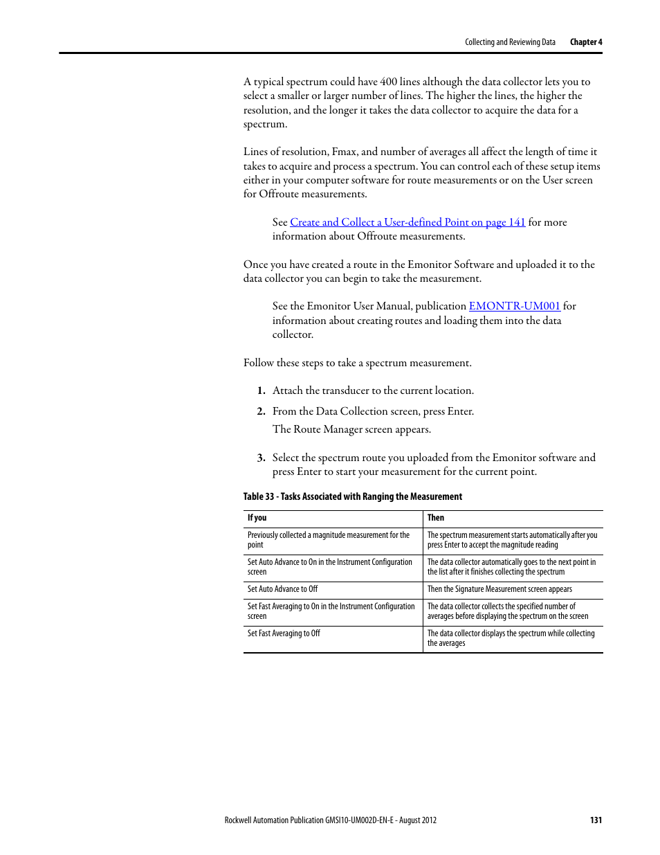 Rockwell Automation 1441-PEN25-Z Enpac 2500 Data Collector User Manual | Page 131 / 332