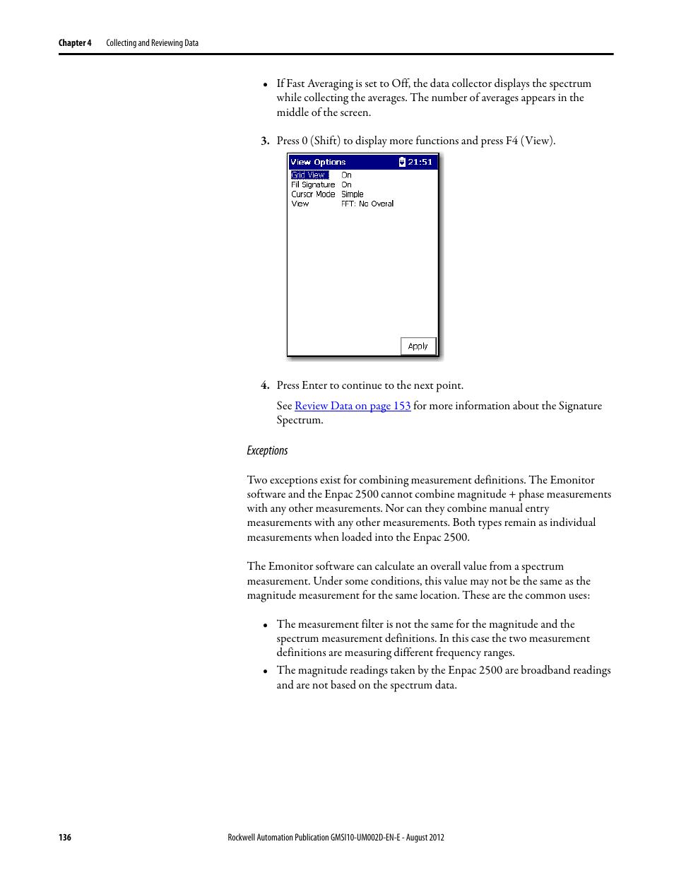 Rockwell Automation 1441-PEN25-Z Enpac 2500 Data Collector User Manual | Page 136 / 332