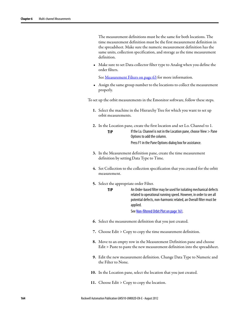 Rockwell Automation 1441-PEN25-Z Enpac 2500 Data Collector User Manual | Page 164 / 332
