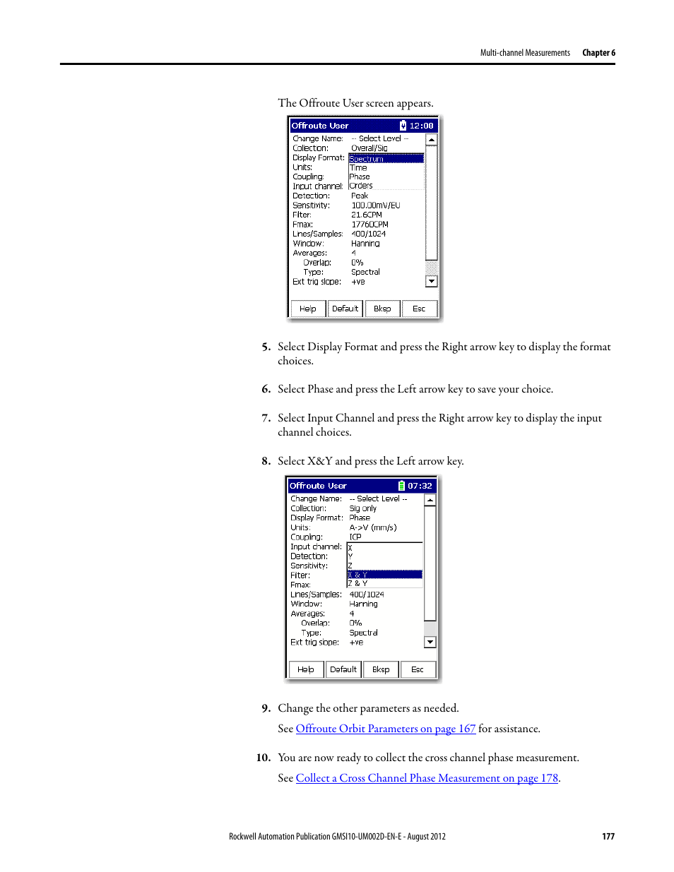 Rockwell Automation 1441-PEN25-Z Enpac 2500 Data Collector User Manual | Page 177 / 332