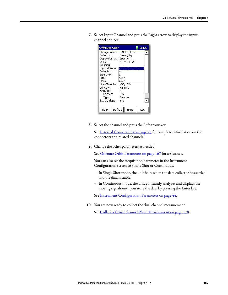 Rockwell Automation 1441-PEN25-Z Enpac 2500 Data Collector User Manual | Page 185 / 332
