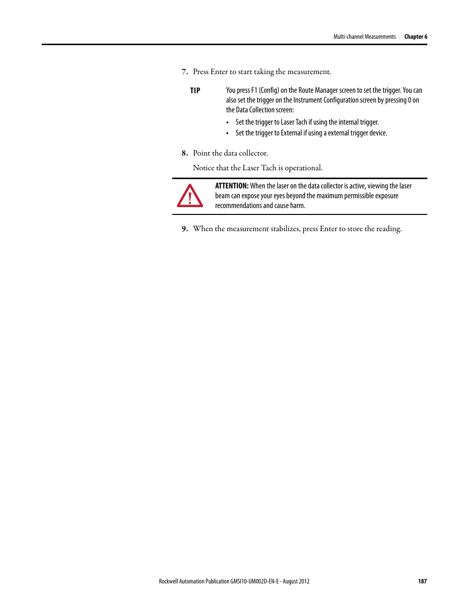 Rockwell Automation 1441-PEN25-Z Enpac 2500 Data Collector User Manual | Page 187 / 332