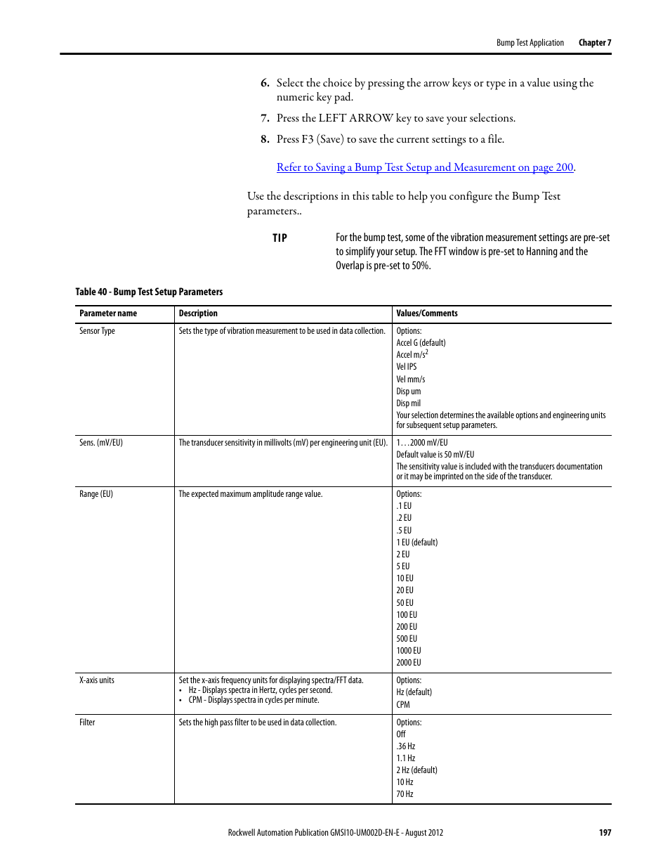 Rockwell Automation 1441-PEN25-Z Enpac 2500 Data Collector User Manual | Page 197 / 332