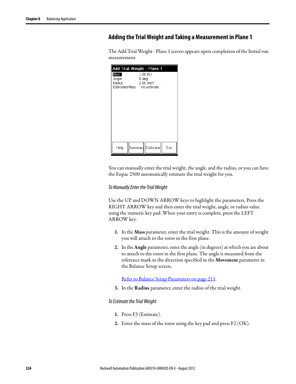 Rockwell Automation 1441-PEN25-Z Enpac 2500 Data Collector User Manual | Page 224 / 332