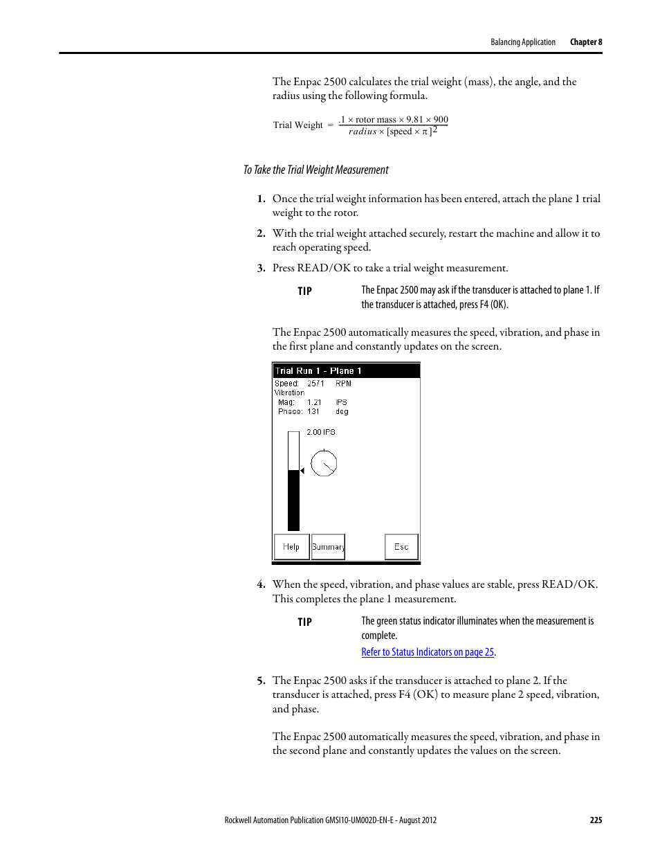 Rockwell Automation 1441-PEN25-Z Enpac 2500 Data Collector User Manual | Page 225 / 332
