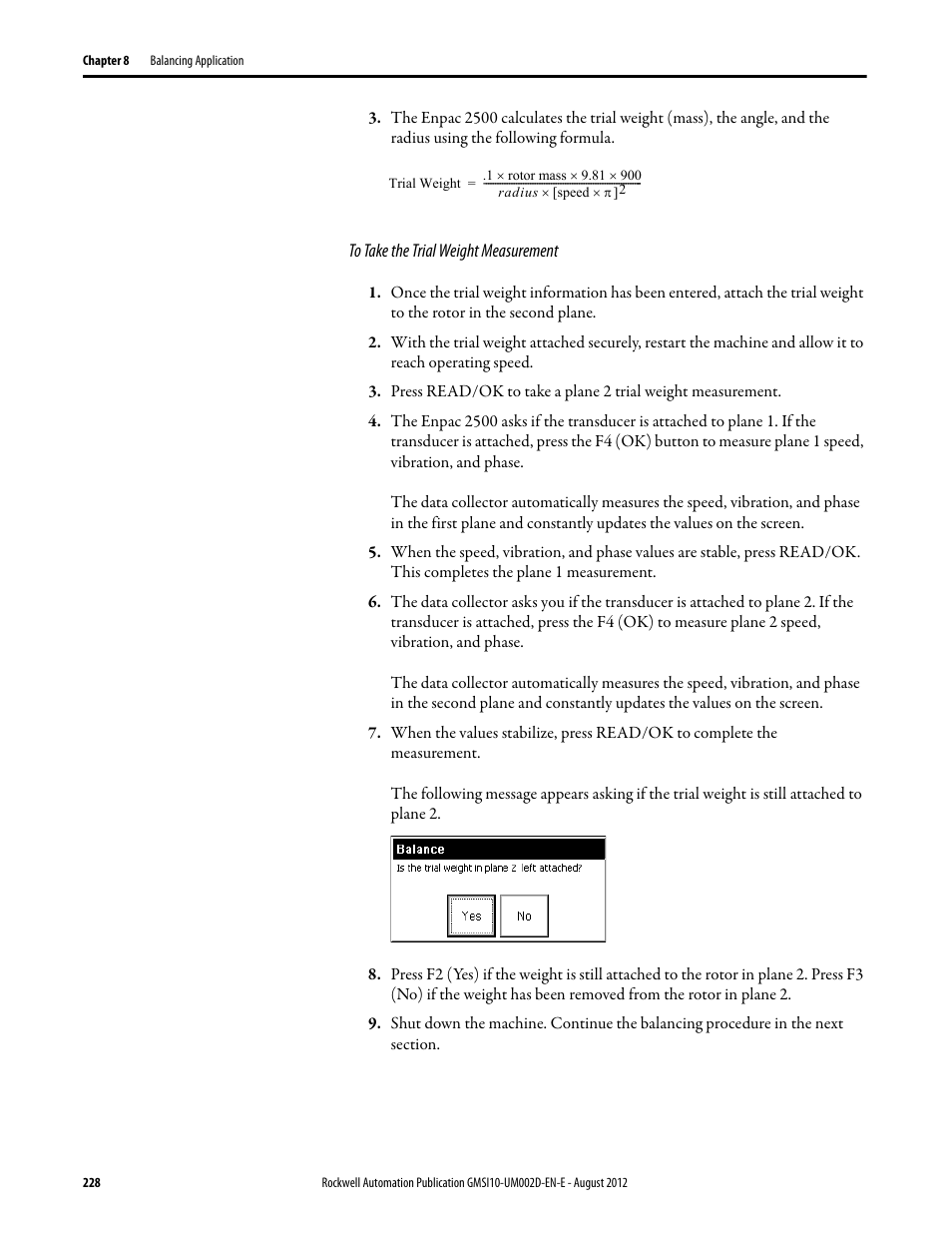 Rockwell Automation 1441-PEN25-Z Enpac 2500 Data Collector User Manual | Page 228 / 332