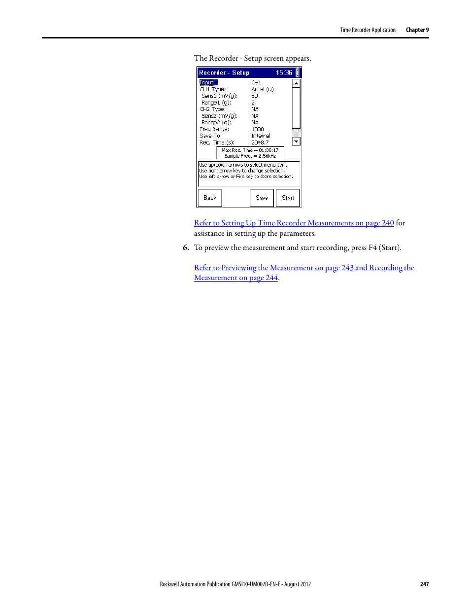 Rockwell Automation 1441-PEN25-Z Enpac 2500 Data Collector User Manual | Page 247 / 332