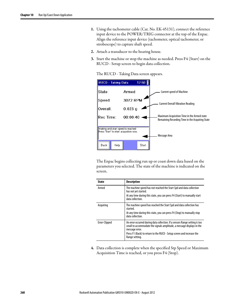 Rockwell Automation 1441-PEN25-Z Enpac 2500 Data Collector User Manual | Page 260 / 332