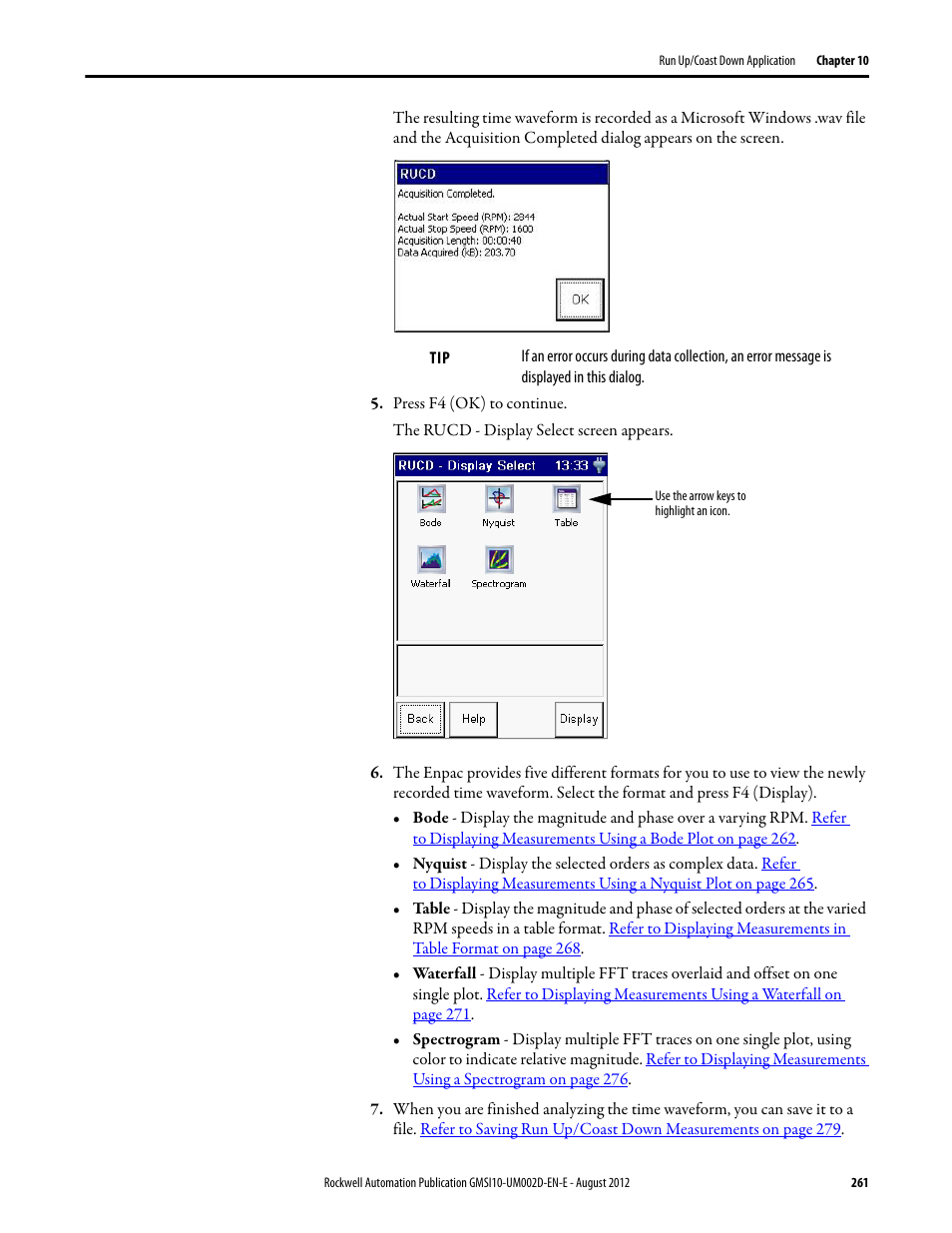 Rockwell Automation 1441-PEN25-Z Enpac 2500 Data Collector User Manual | Page 261 / 332