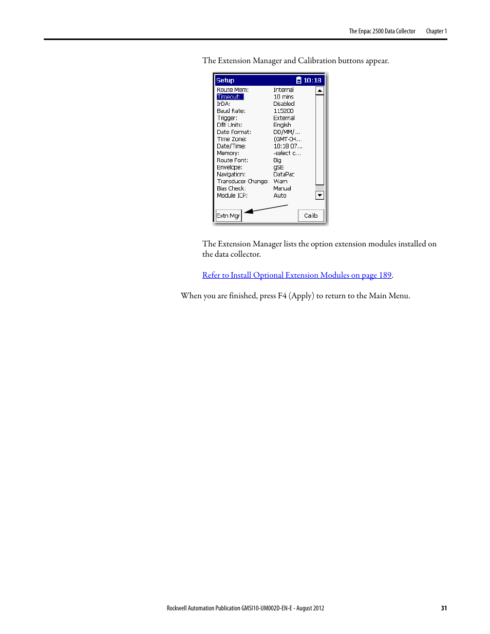 Rockwell Automation 1441-PEN25-Z Enpac 2500 Data Collector User Manual | Page 31 / 332