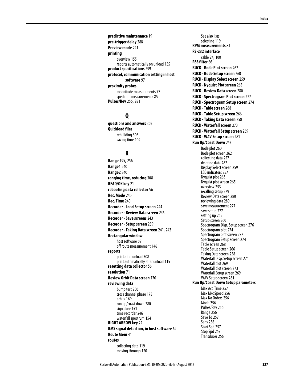 Rockwell Automation 1441-PEN25-Z Enpac 2500 Data Collector User Manual | Page 327 / 332