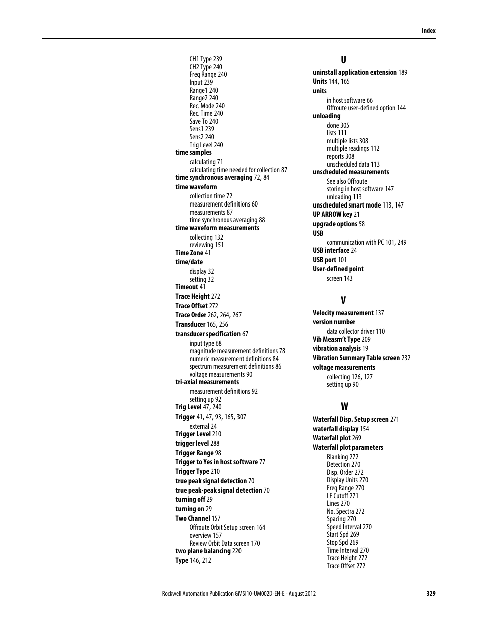 Rockwell Automation 1441-PEN25-Z Enpac 2500 Data Collector User Manual | Page 329 / 332