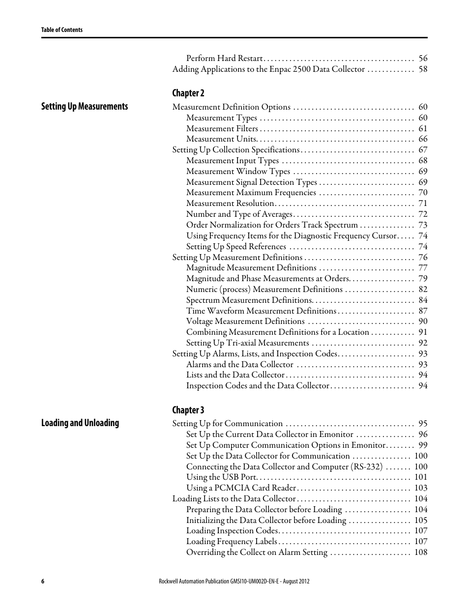 Rockwell Automation 1441-PEN25-Z Enpac 2500 Data Collector User Manual | Page 6 / 332