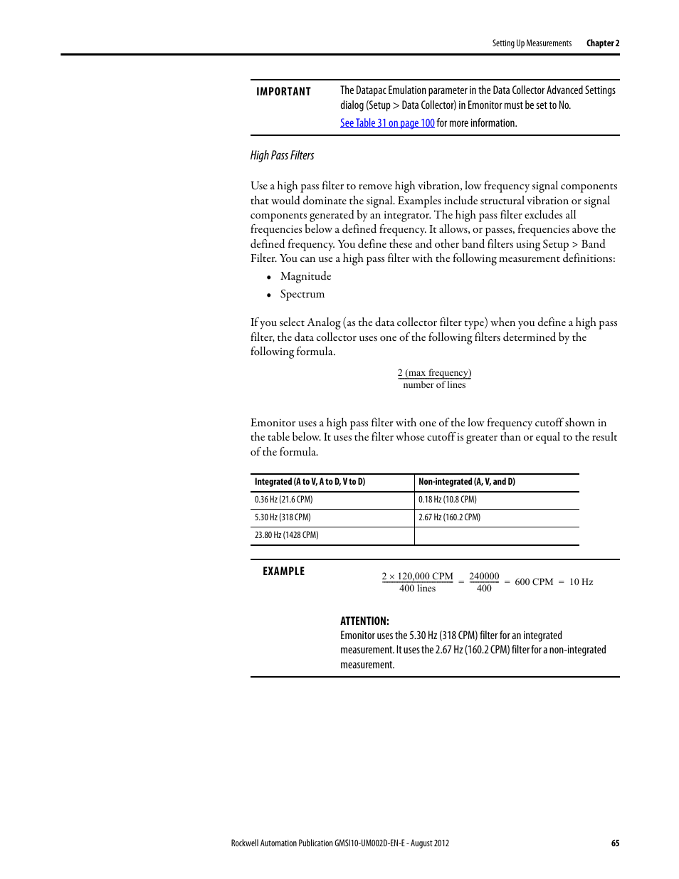 Rockwell Automation 1441-PEN25-Z Enpac 2500 Data Collector User Manual | Page 65 / 332