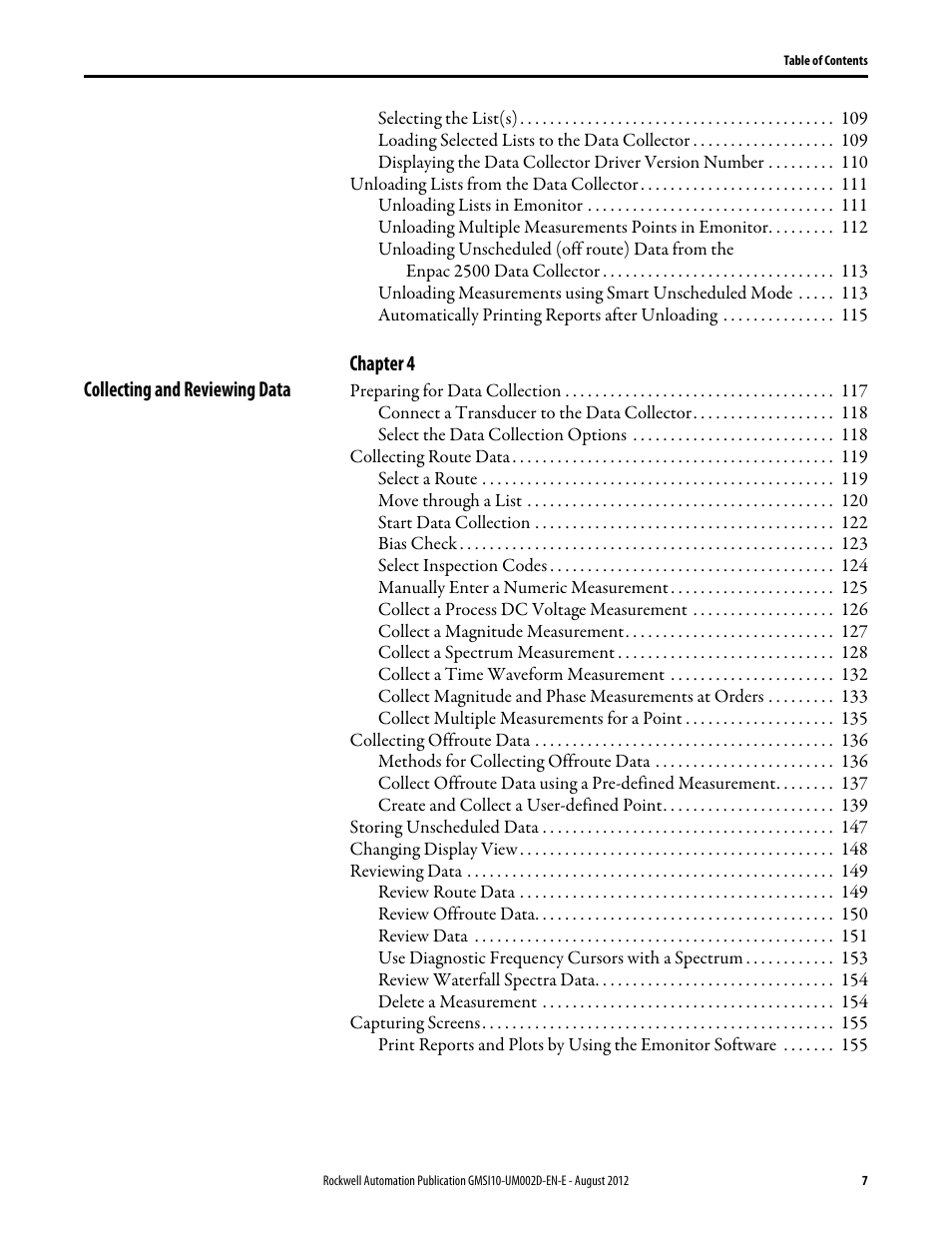 Rockwell Automation 1441-PEN25-Z Enpac 2500 Data Collector User Manual | Page 7 / 332