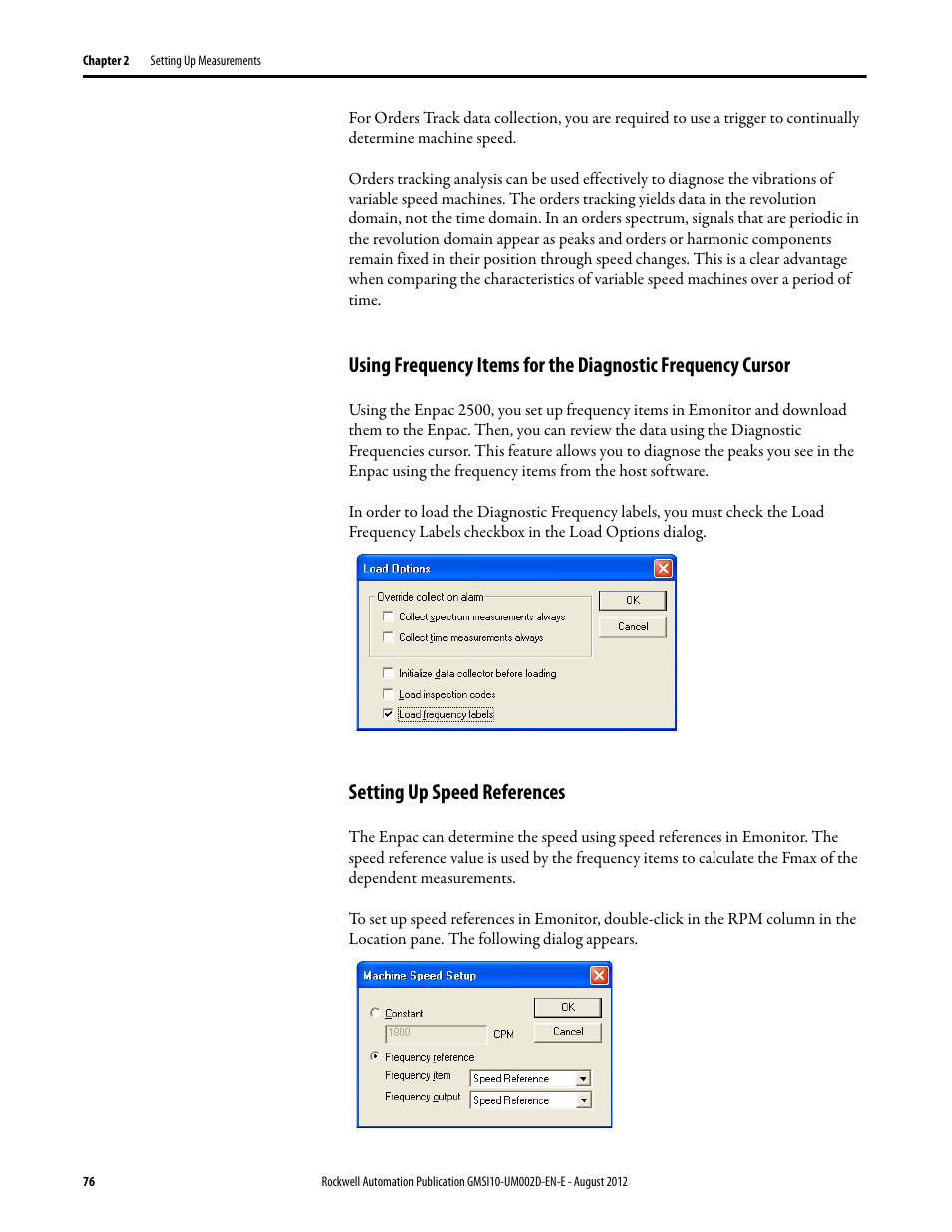 Setting up speed references | Rockwell Automation 1441-PEN25-Z Enpac 2500 Data Collector User Manual | Page 76 / 332