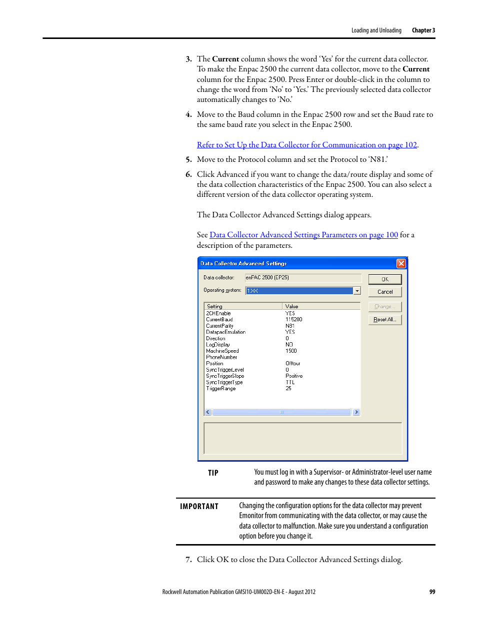 Rockwell Automation 1441-PEN25-Z Enpac 2500 Data Collector User Manual | Page 99 / 332