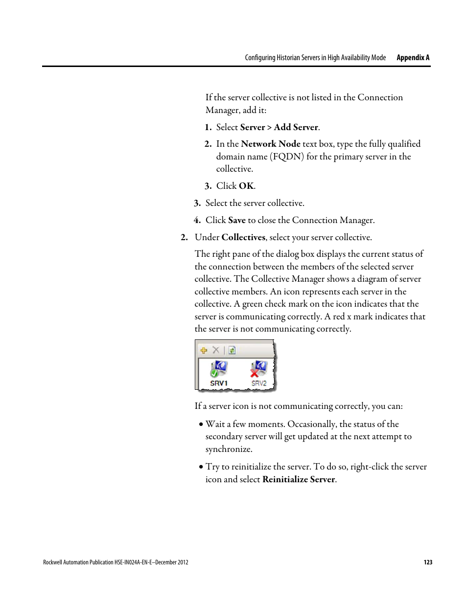 Rockwell Automation FactoryTalk Historian SE 3.01 Installation and Configuration Guide User Manual | Page 123 / 146