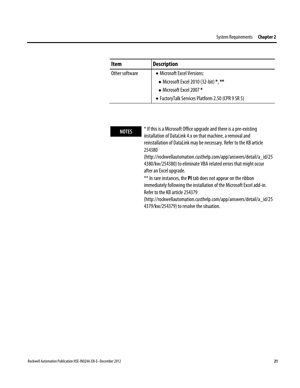 Rockwell Automation FactoryTalk Historian SE 3.01 Installation and Configuration Guide User Manual | Page 21 / 146