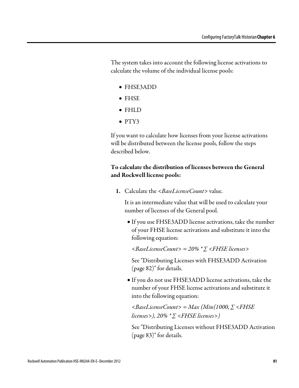 Rockwell Automation FactoryTalk Historian SE 3.01 Installation and Configuration Guide User Manual | Page 81 / 146