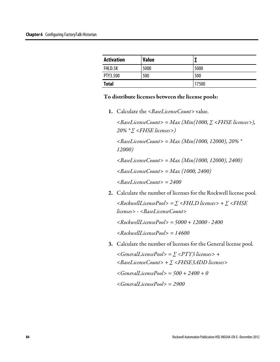 Rockwell Automation FactoryTalk Historian SE 3.01 Installation and Configuration Guide User Manual | Page 84 / 146