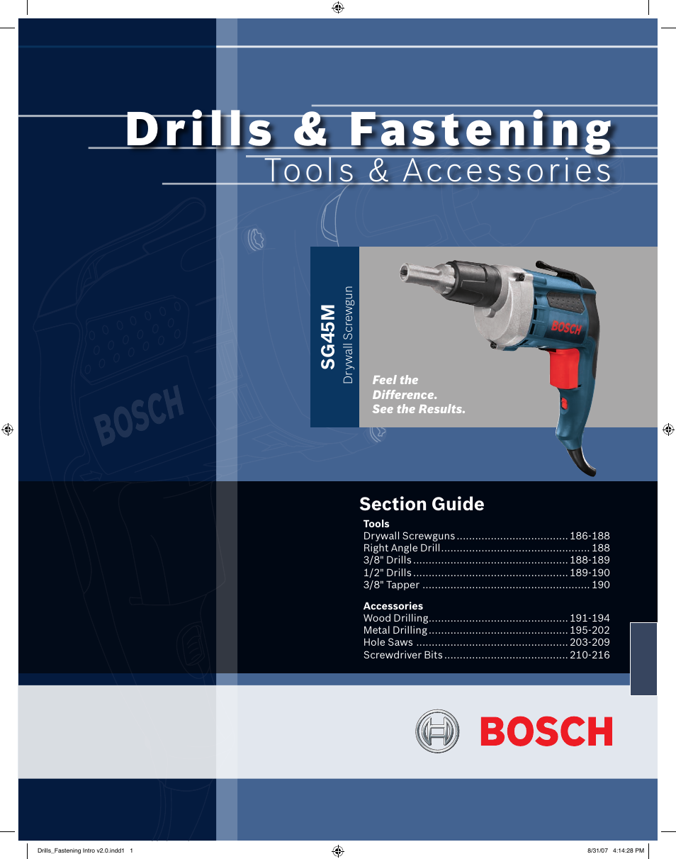 Bosch SG45M User Manual | 32 pages