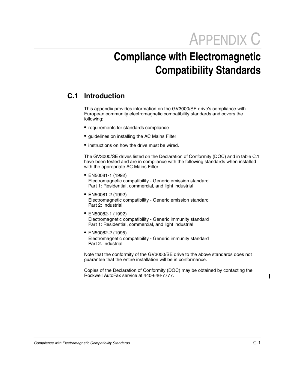 Introduction, Ppendix | Rockwell Automation GV3000/SE AC Drive Ver. 6.06 Hdwe Ref., Installation, and Troubleshooting Manual User Manual | Page 109 / 128