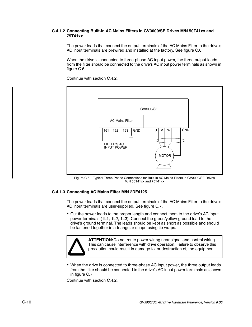 Rockwell Automation GV3000/SE AC Drive Ver. 6.06 Hdwe Ref., Installation, and Troubleshooting Manual User Manual | Page 118 / 128