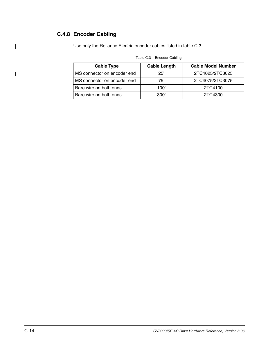 Rockwell Automation GV3000/SE AC Drive Ver. 6.06 Hdwe Ref., Installation, and Troubleshooting Manual User Manual | Page 122 / 128
