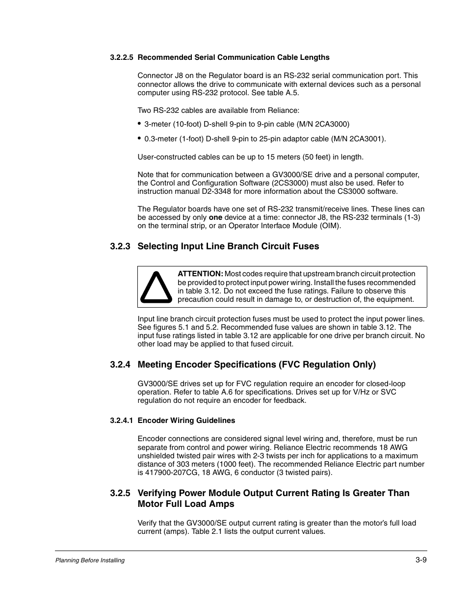 Rockwell Automation GV3000/SE AC Drive Ver. 6.06 Hdwe Ref., Installation, and Troubleshooting Manual User Manual | Page 45 / 128