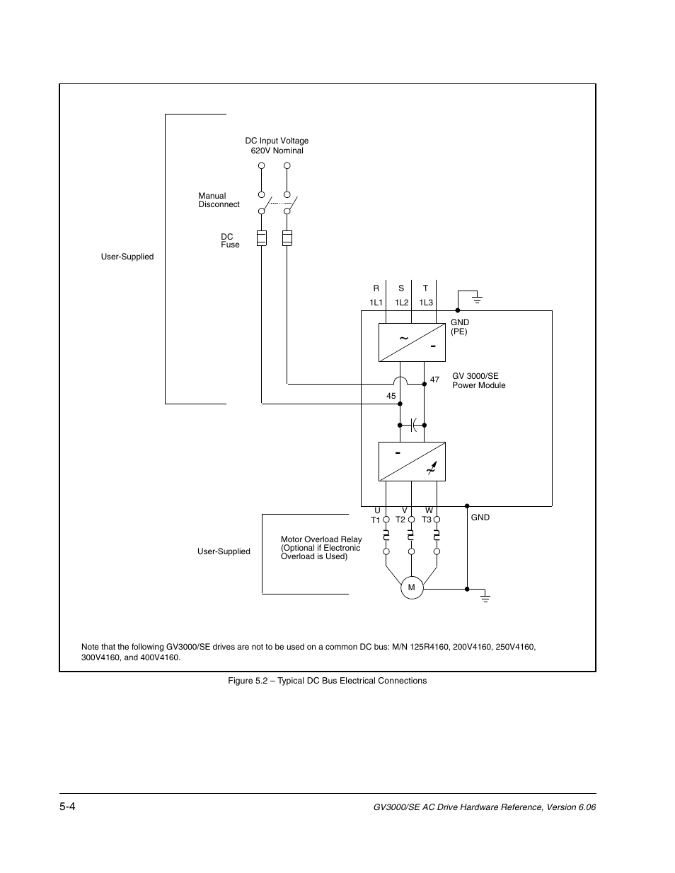 Rockwell Automation GV3000/SE AC Drive Ver. 6.06 Hdwe Ref., Installation, and Troubleshooting Manual User Manual | Page 60 / 128