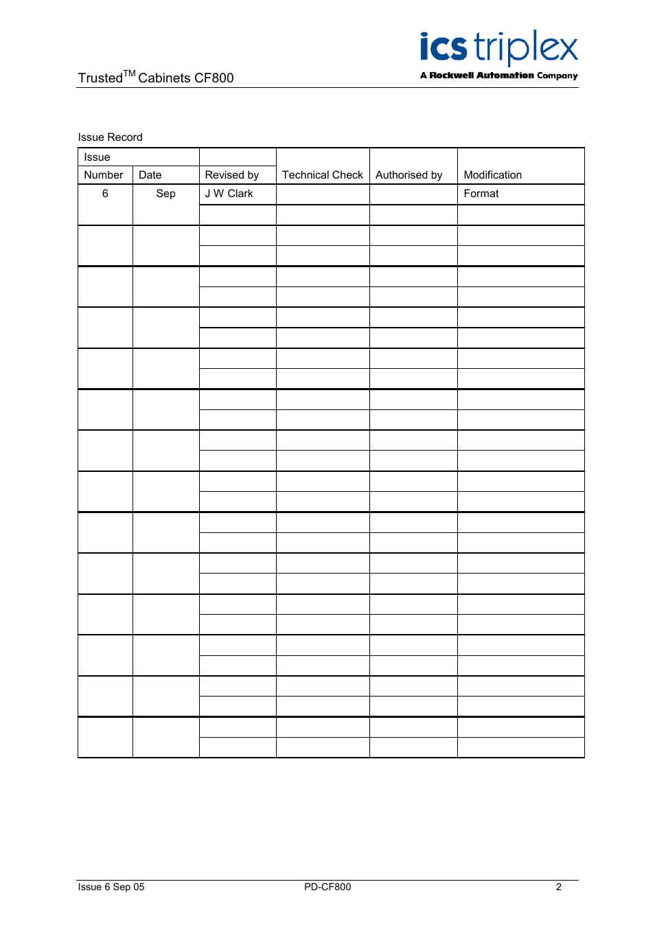 Trusted, Cabinets cf800 | Rockwell Automation CF800 Trusted Cabinets User Manual | Page 2 / 16