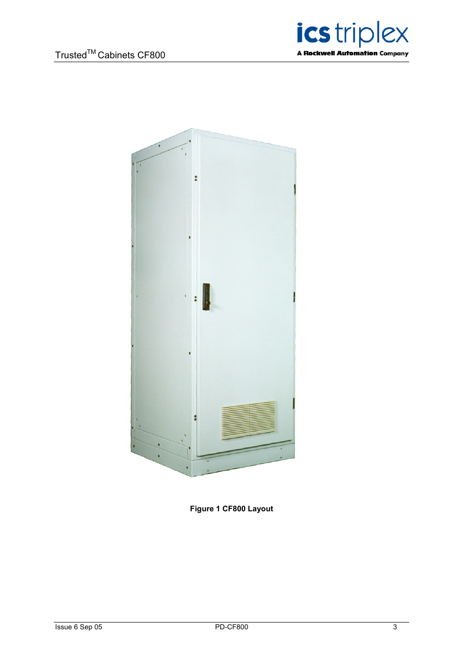 Trusted, Cabinets cf800 | Rockwell Automation CF800 Trusted Cabinets User Manual | Page 3 / 16