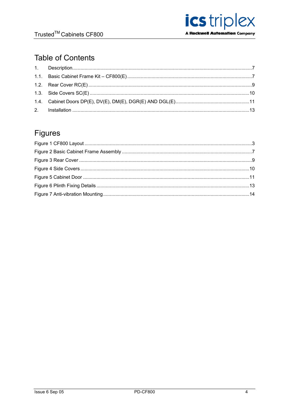 Rockwell Automation CF800 Trusted Cabinets User Manual | Page 4 / 16