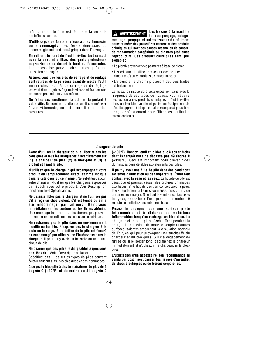 Bosch 12524 User Manual | Page 14 / 32