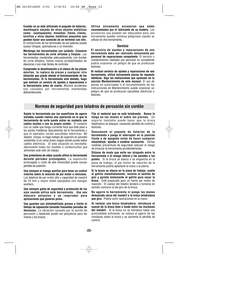 Bosch 12524 User Manual | Page 23 / 32