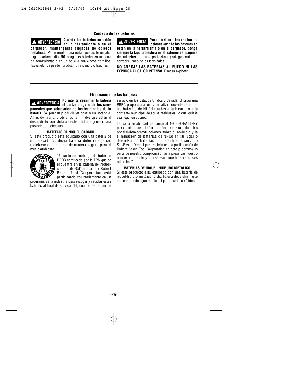 Bosch 12524 User Manual | Page 25 / 32