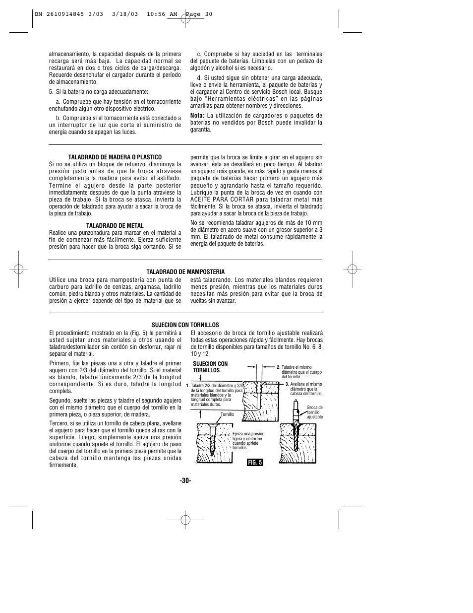 Bosch 12524 User Manual | Page 30 / 32