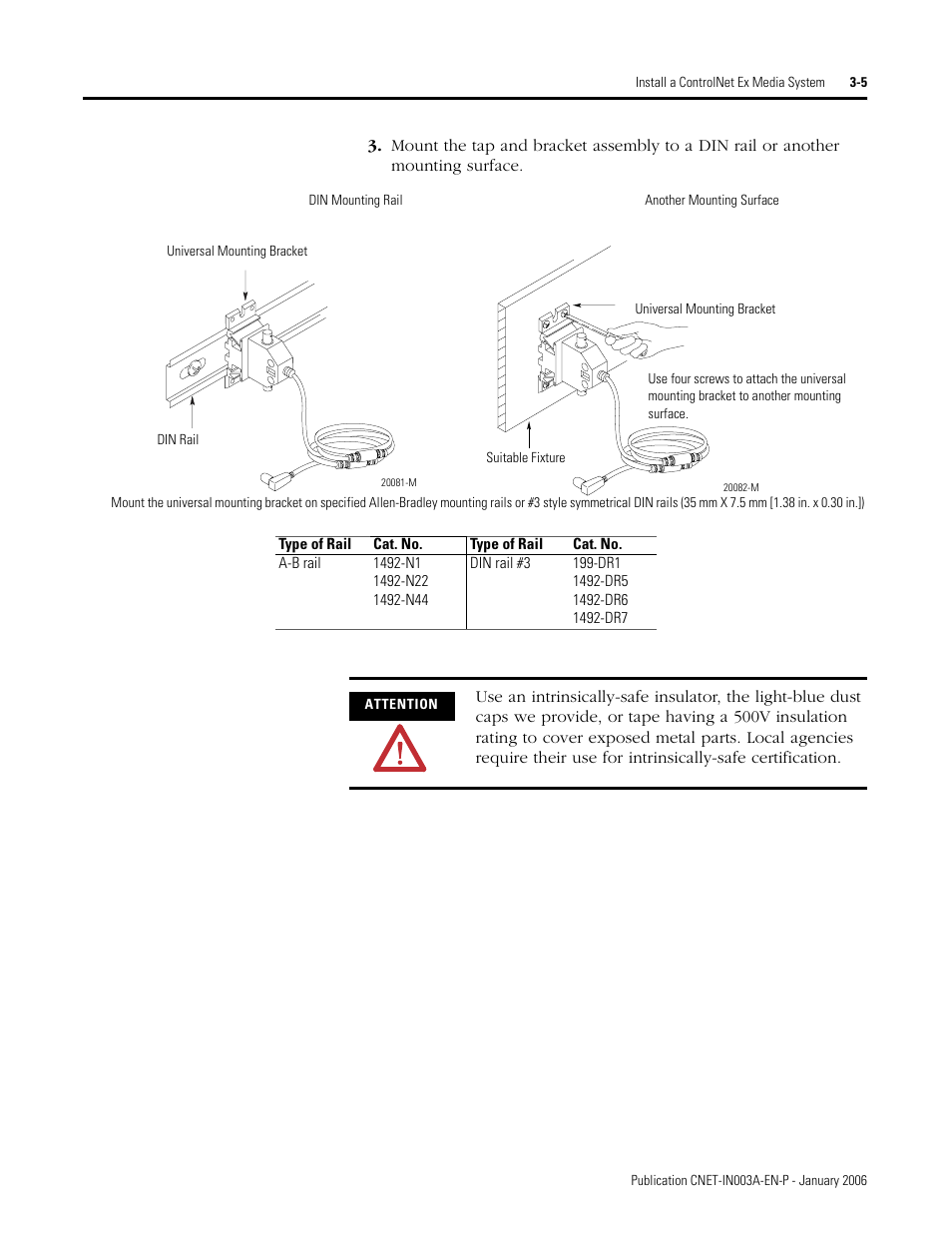 Rockwell Automation 1797-Series ControlNet Ex Media Plannng Installation Manual User Manual | Page 47 / 88