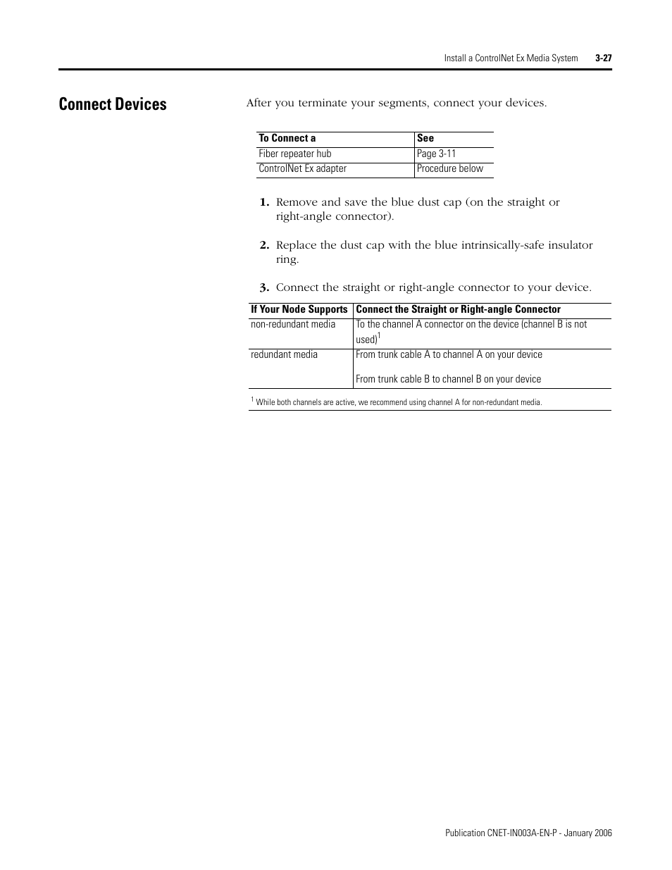 Connect devices, Connect devices -27 | Rockwell Automation 1797-Series ControlNet Ex Media Plannng Installation Manual User Manual | Page 69 / 88