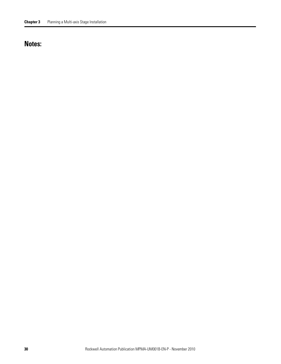 Rockwell Automation MPMA Integrated Multi-Axis Linear Stages User Manual | Page 30 / 136
