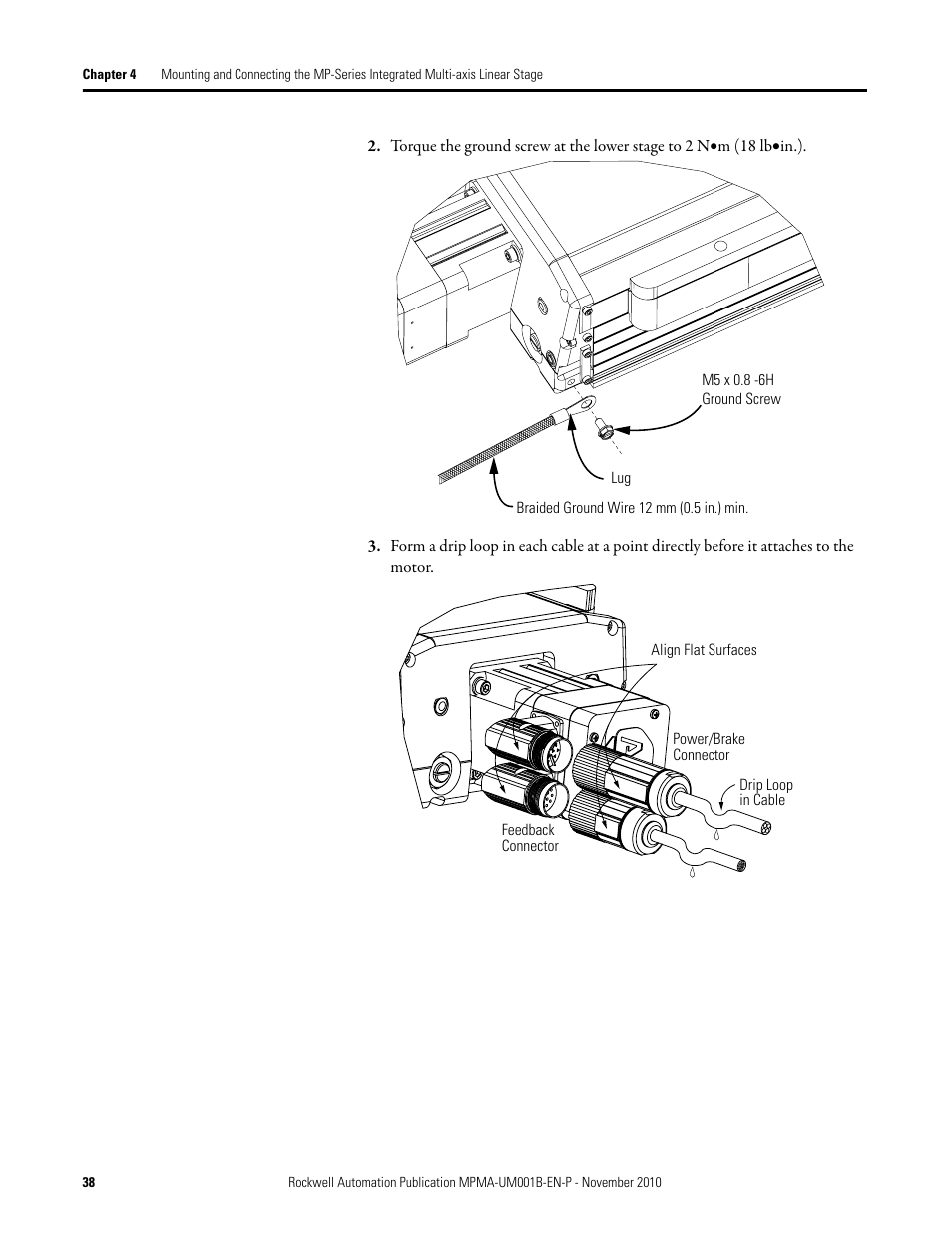 Rockwell Automation MPMA Integrated Multi-Axis Linear Stages User Manual | Page 38 / 136