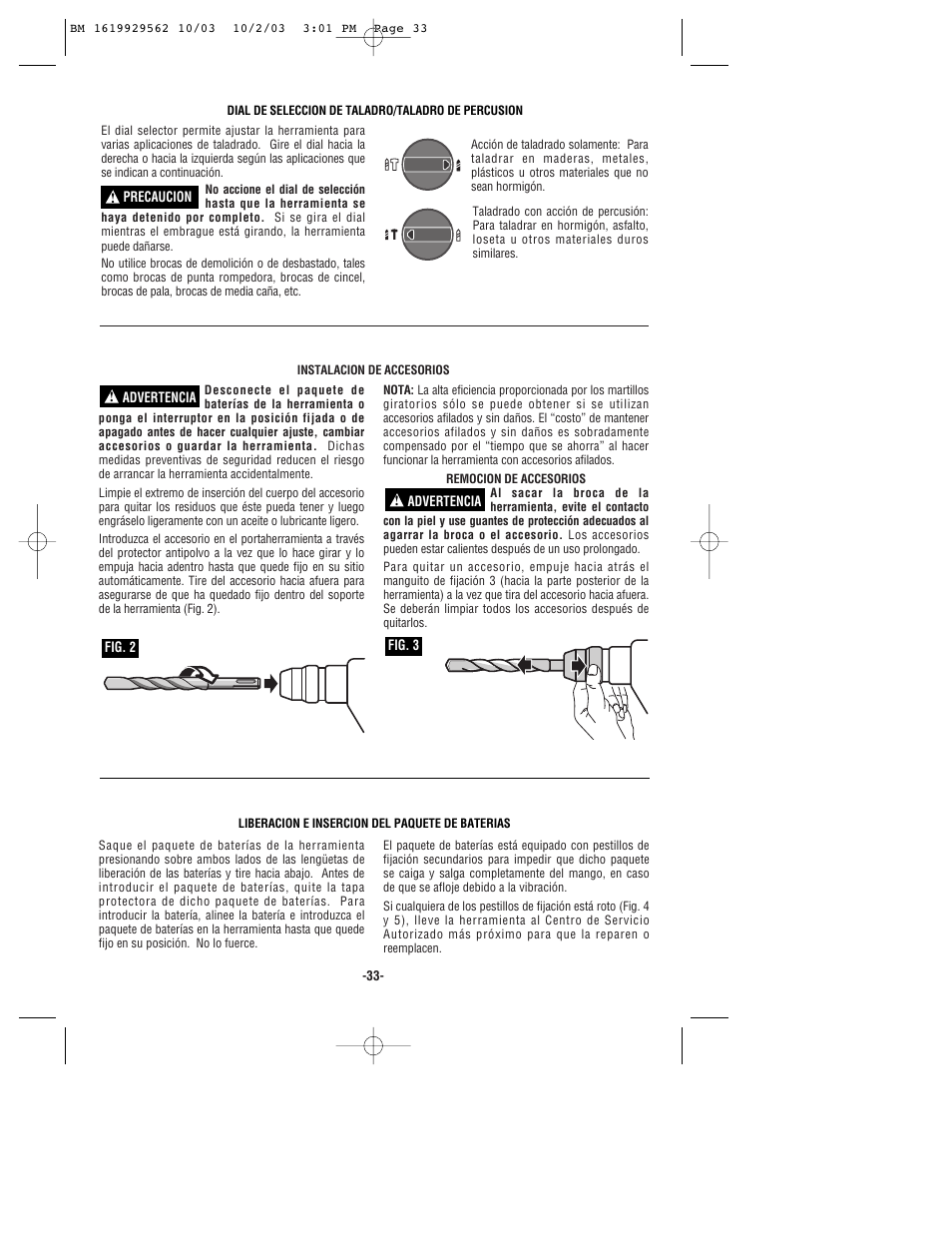 Bosch 11524 User Manual | Page 33 / 40